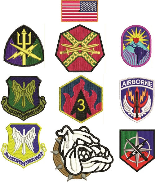 Army Patches Full Color