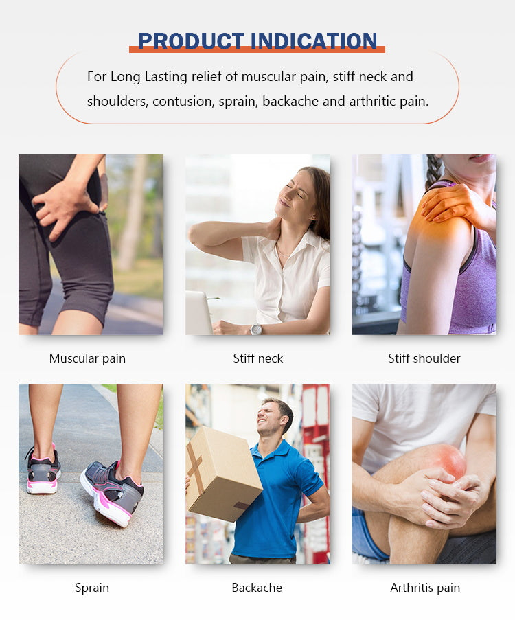 XWY-2022,Warm Pain Relief Gel Patch (4 patches per bag)