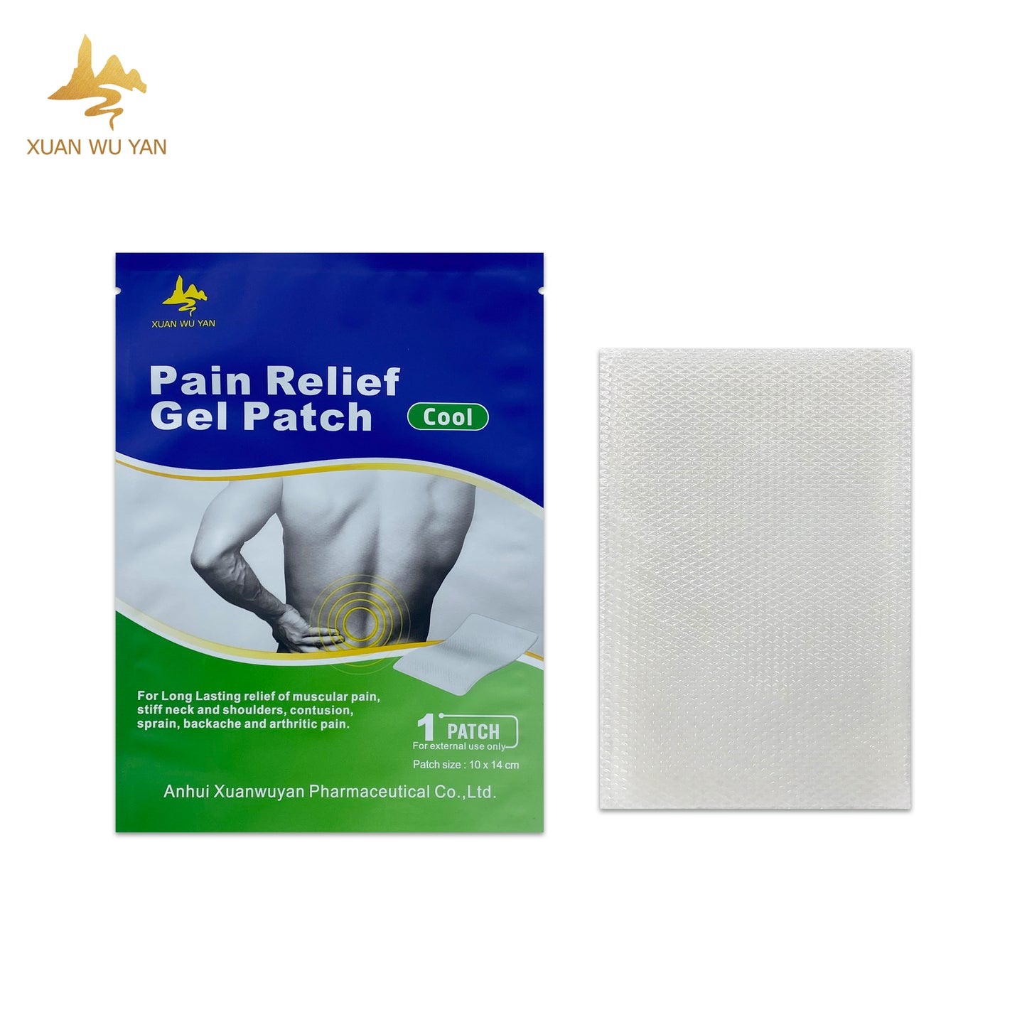 XWY-2021,Cool Pain Relief Gel Patch (4 patches per bag)