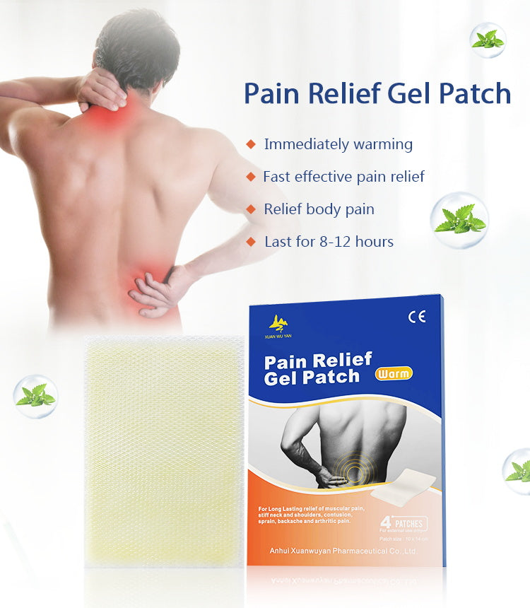 XWY-2022,Warm Pain Relief Gel Patch (4 patches per bag)