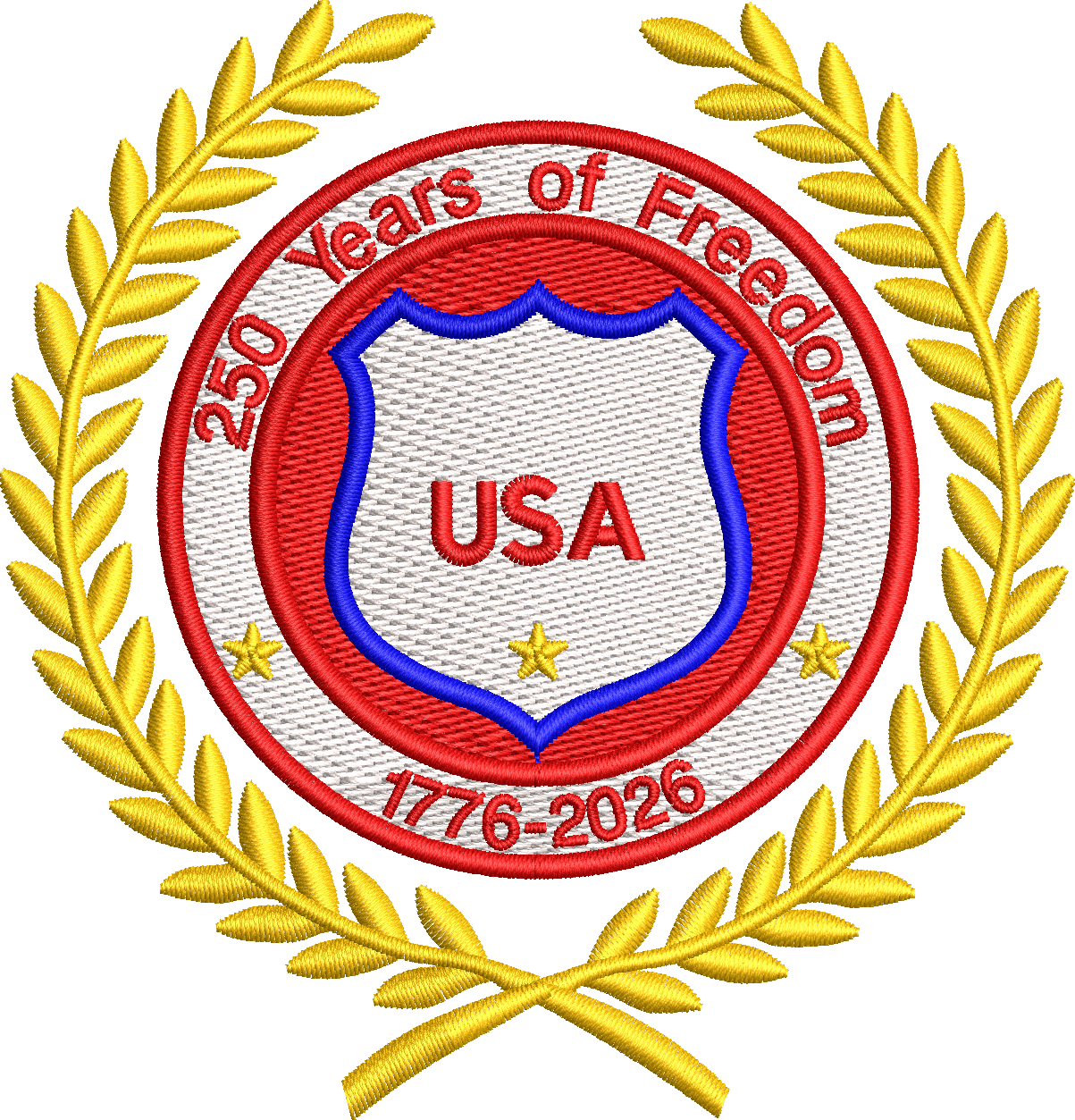 Embroidered Shirt - USA 250 Years Celebrating
