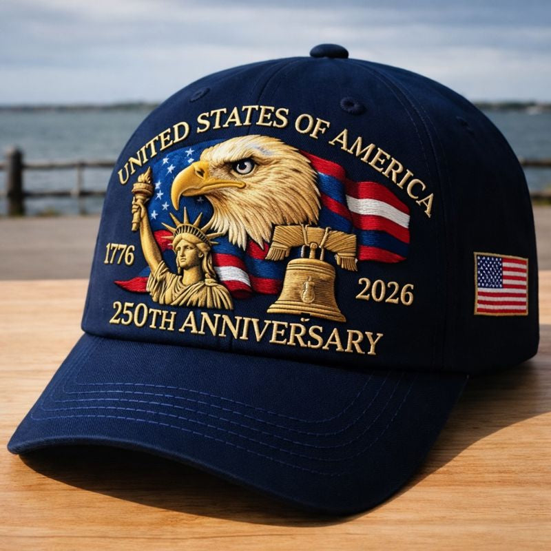 250th Anniversary- Hats U.S. flag