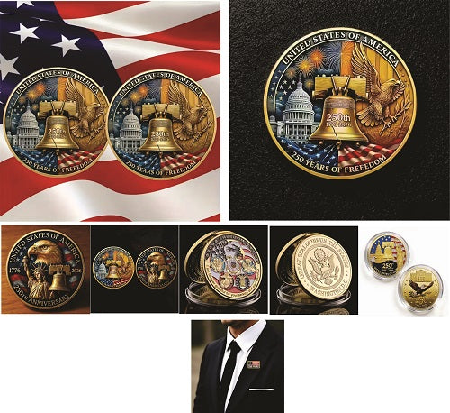 Coinsand Flagpins