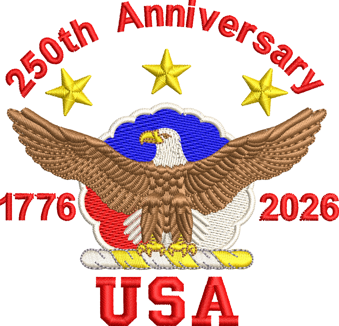 Embroidered Shirt - USA 250 Years Celebrating