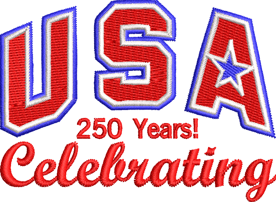 Embroidered Shirt - USA 250 Years Celebrating