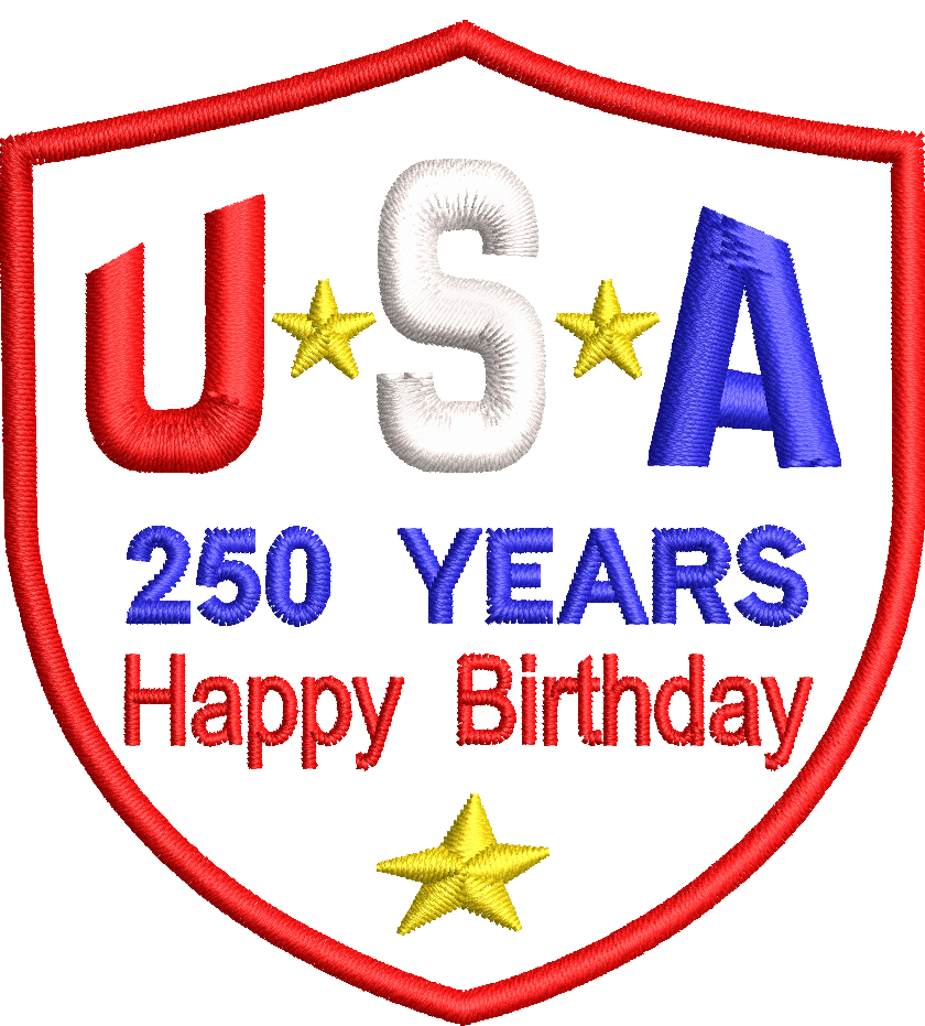 Embroidered Shirt - USA 250 Years Celebrating